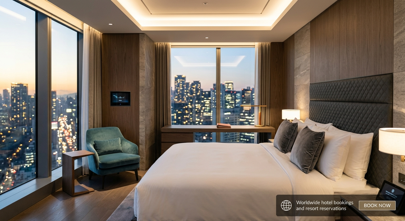 Worldwide hotel bookings and resort reservations