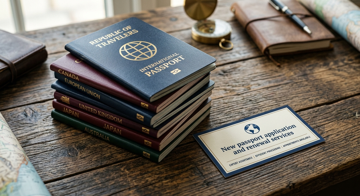 New passport application and renewal services